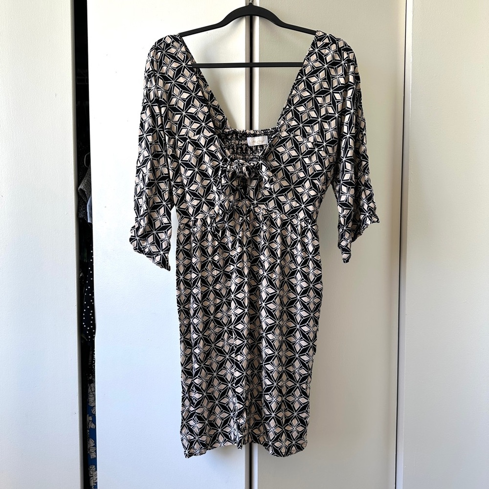 Ava Sky Fighting Eel - Geometric Dress